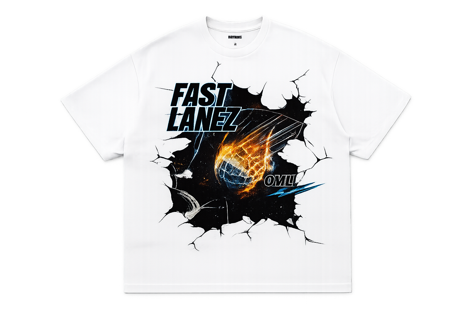 Impact Tee — White — 260 GSM Heavyweight Cotton