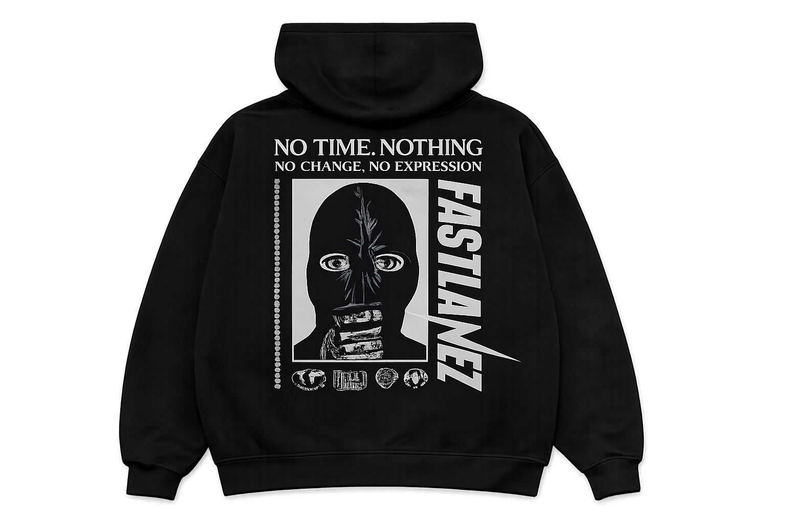 No Time Hoodie — 420 GSM Heavyweight Cotton